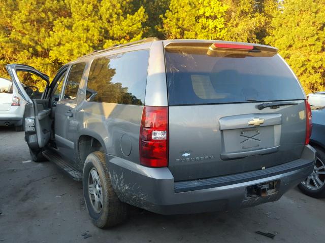 1GNFC16J87J206105 - 2007 CHEVROLET SUBURBAN C BROWN photo 3