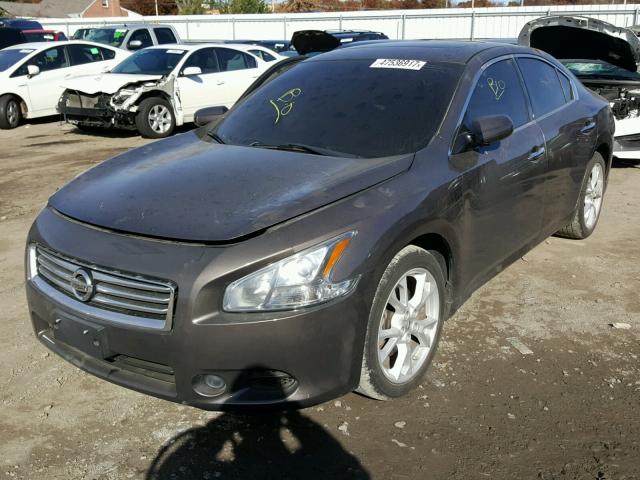 1N4AA5AP0DC825900 - 2013 NISSAN MAXIMA S CHARCOAL photo 2