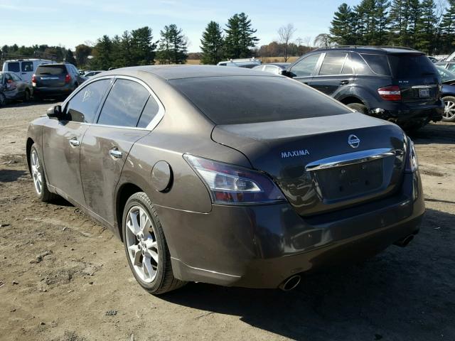 1N4AA5AP0DC825900 - 2013 NISSAN MAXIMA S CHARCOAL photo 3