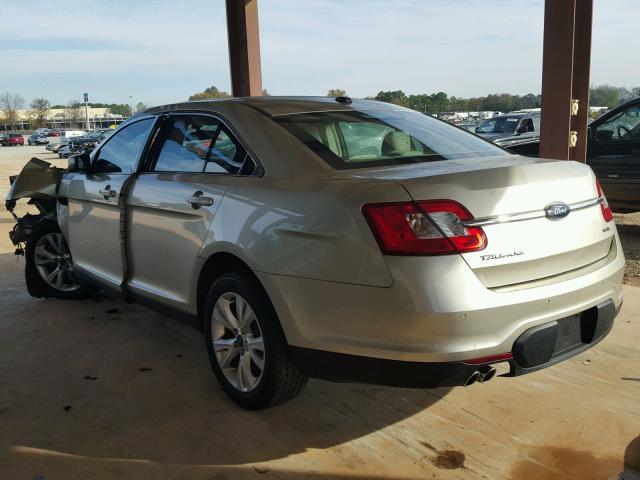 1FAHP2EW7AG136857 - 2010 FORD TAURUS SEL TAN photo 3