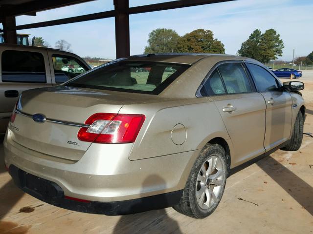 1FAHP2EW7AG136857 - 2010 FORD TAURUS SEL TAN photo 4