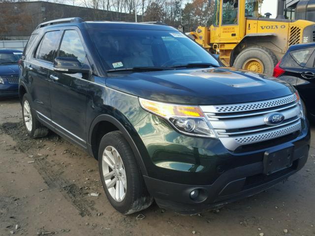 1FM5K8D85DGC03683 - 2013 FORD EXPLORER X GREEN photo 1