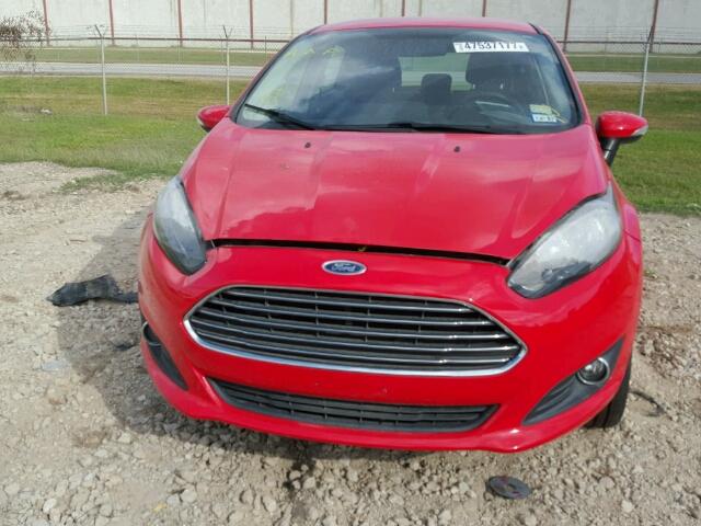 3FADP4EJ5FM146749 - 2015 FORD FIESTA SE RED photo 10