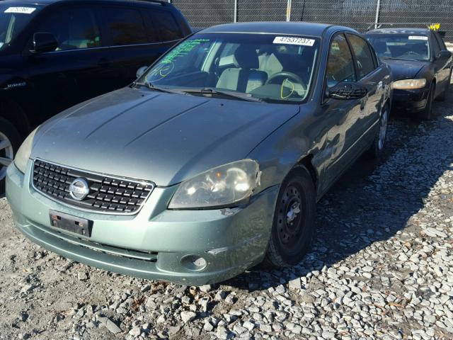 1N4AL11D16N360494 - 2006 NISSAN ALTIMA S GREEN photo 2