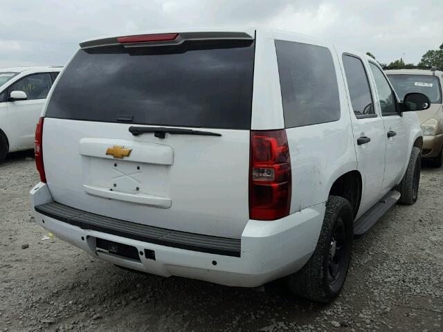 1GNLC2E08ER184185 - 2014 CHEVROLET TAHOE POLI WHITE photo 4