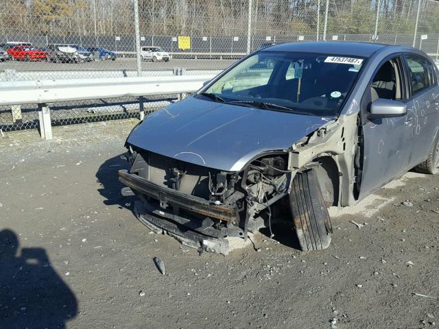 3N1AB61E79L655299 - 2009 NISSAN SENTRA 2.0 SILVER photo 9