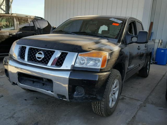 1N6BA07D68N345611 - 2008 NISSAN TITAN XE BLACK photo 2