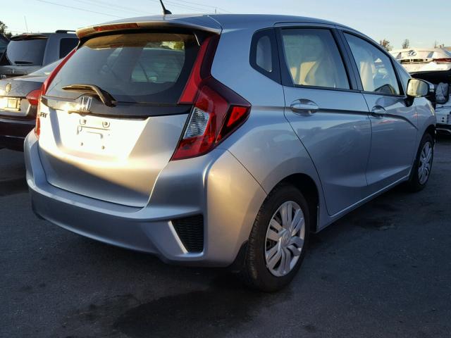 JHMGK5H59GS015079 - 2016 HONDA FIT LX SILVER photo 4