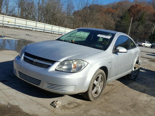 1G1AT18H697185065 - 2009 CHEVROLET COBALT LT SILVER photo 2