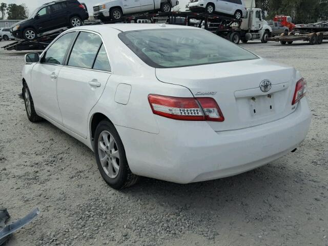 4T4BF3EK7BR160781 - 2011 TOYOTA CAMRY BASE WHITE photo 3