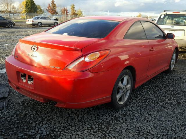 4T1CA38P94U008928 - 2004 TOYOTA CAMRY SOLA RED photo 4