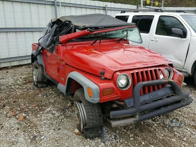 1J4FY19S6VP493897 - 1997 JEEP WRANGLER / RED photo 1