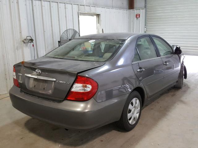 4T1BE32K04U902832 - 2004 TOYOTA CAMRY LE GRAY photo 4