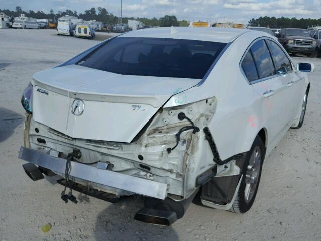 19UUA86569A020164 - 2009 ACURA TL WHITE photo 4