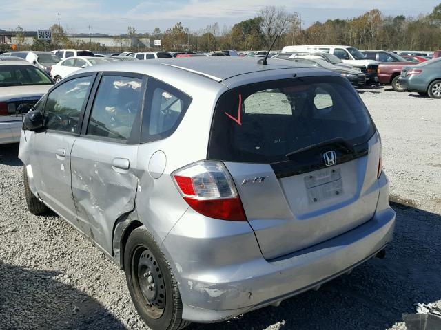 JHMGE8H36BC028298 - 2011 HONDA FIT Argent photo 3