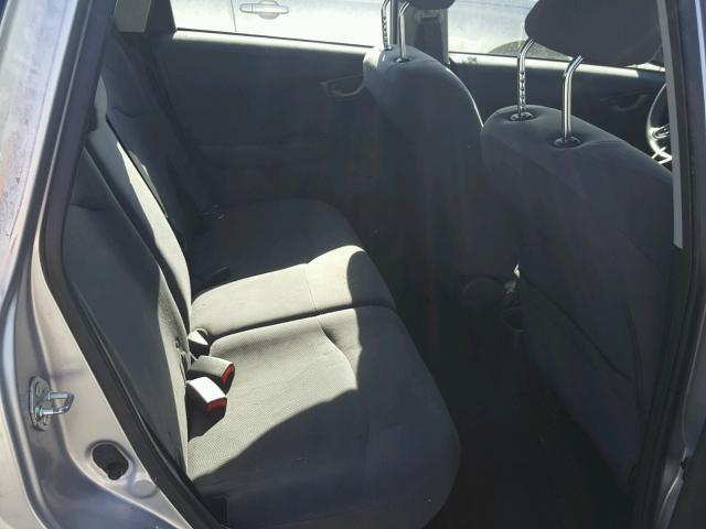 JHMGE8H36BC028298 - 2011 HONDA FIT Argent photo 6