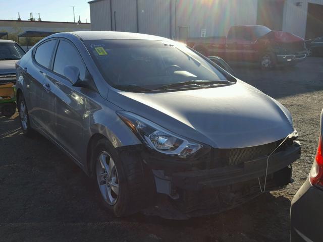 KMHDH4AEXFU449968 - 2015 HYUNDAI ELANTRA SE SILVER photo 1