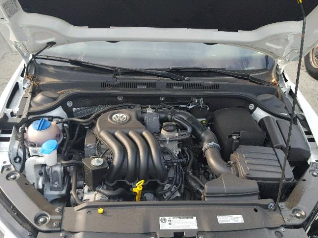 3VW2K7AJ3FM242352 - 2015 VOLKSWAGEN JETTA BASE WHITE photo 7