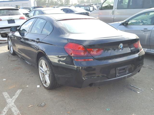 WBA6D0C59GD927617 - 2016 BMW 640 I BLACK photo 3