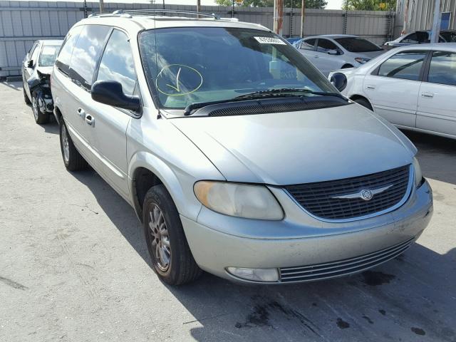 2C8GP64L83R249916 - 2003 CHRYSLER TOWN & COU BLACK photo 1