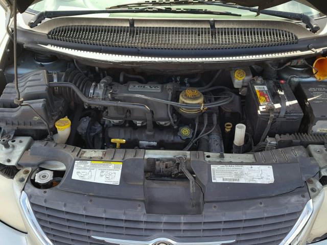 2C8GP64L83R249916 - 2003 CHRYSLER TOWN & COU BLACK photo 7