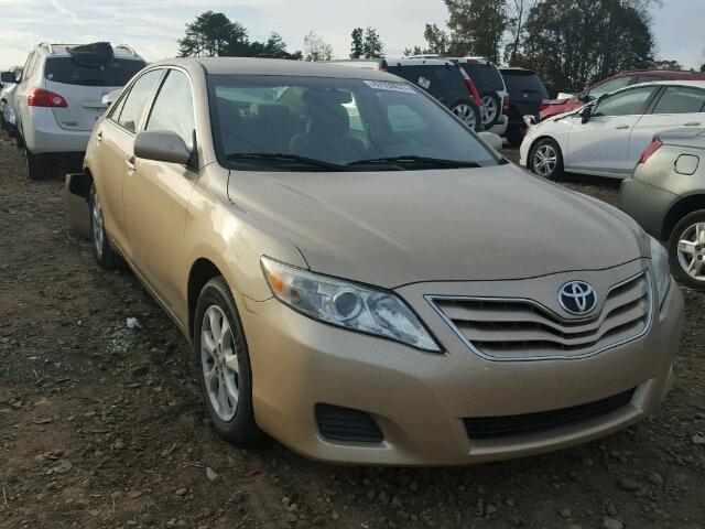 4T1BF3EK9BU225284 - 2011 TOYOTA CAMRY BASE GOLD photo 1