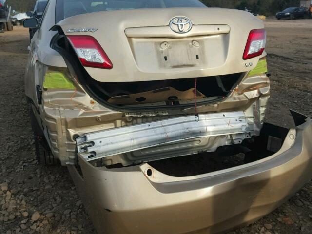 4T1BF3EK9BU225284 - 2011 TOYOTA CAMRY BASE GOLD photo 9