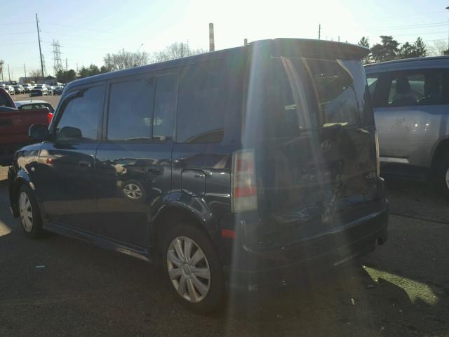 JTLKT324350194794 - 2005 TOYOTA SCION XB ლურჯი ფოტო 3