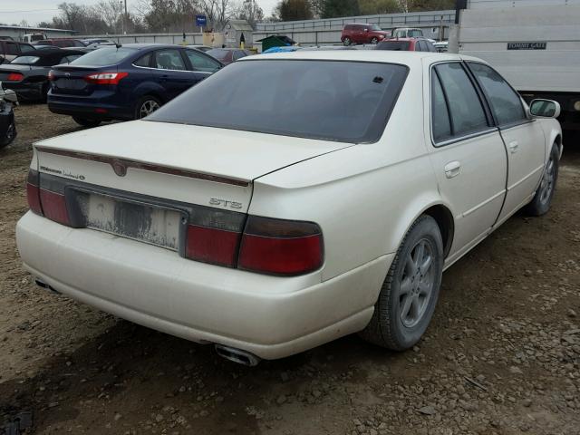 1G6KY5496YU286483 - 2000 CADILLAC SEVILLE ST WHITE photo 4