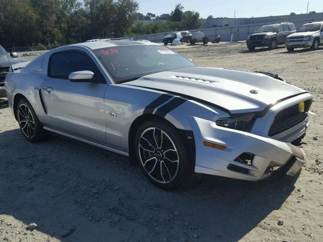 1ZVBP8CF5D5267577 - 2013 FORD MUSTANG GT SILVER photo 1