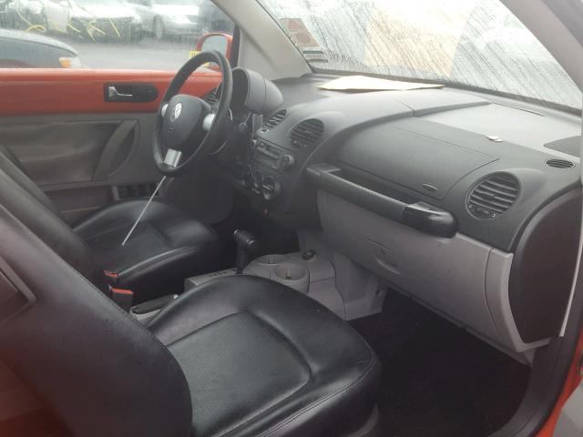 3VWCK21Y53M321781 - 2003 VOLKSWAGEN NEW BEETLE Narıncı foto 5