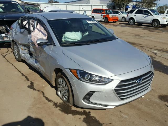 KMHD74LF9HU307381 - 2017 HYUNDAI ELANTRA SE SILVER photo 1