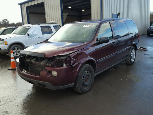 1GNDV231X8D133394 - 2008 CHEVROLET UPLANDER L BURGUNDY photo 2