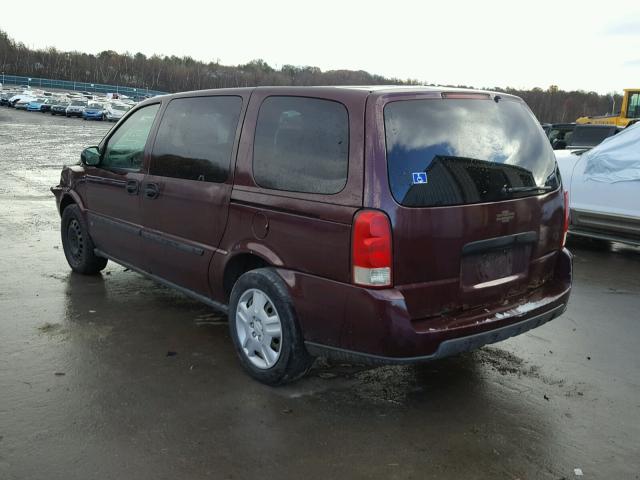 1GNDV231X8D133394 - 2008 CHEVROLET UPLANDER L BURGUNDY photo 3