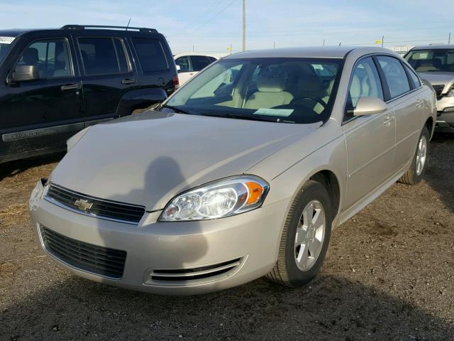 2G1WT57K991154187 - 2009 CHEVROLET IMPALA 1LT TAN photo 2