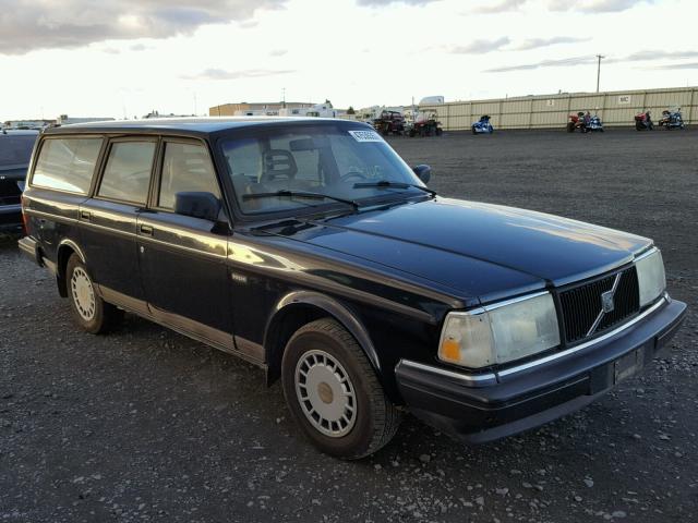 YV1AW881XN1924519 - 1992 VOLVO 240 BLACK photo 1