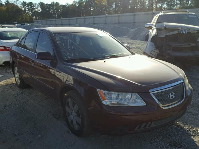 5NPET46F89H417544 - 2009 HYUNDAI SONATA GLS BURGUNDY photo 1