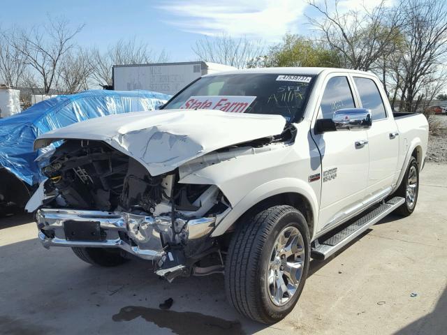 1C6RR7PT9HS666755 - 2017 RAM 1500 LONGH WHITE photo 2