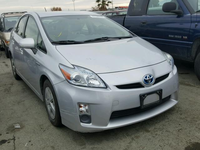 JTDKN3DU7A0162430 - 2010 TOYOTA PRIUS SILVER photo 1