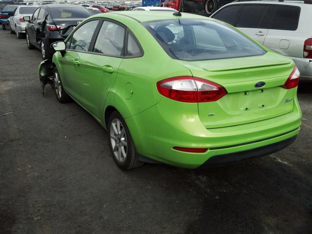 3FADP4BJ8FM211842 - 2015 FORD FIESTA SE GREEN photo 3