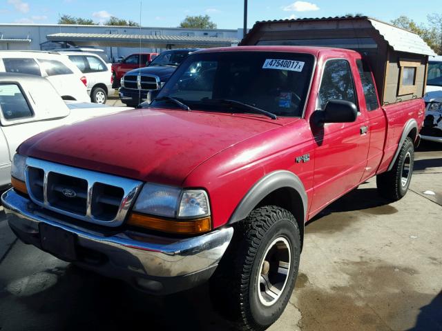 1FTZR15VXXTA26038 - 1999 FORD RANGER SUP RED photo 2