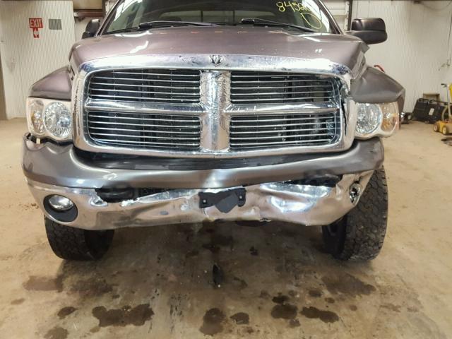 3D7LS38C05G845205 - 2005 DODGE RAM 3500 S SILVER photo 9