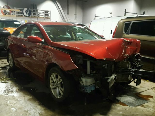 5NPEB4AC1DH737278 - 2013 HYUNDAI SONATA GLS RED photo 1