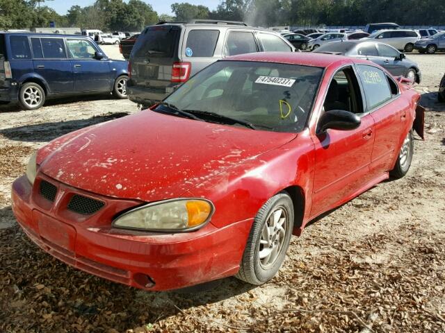 1G2NE52F43C162758 - 2003 PONTIAC GRAND AM S RED photo 2