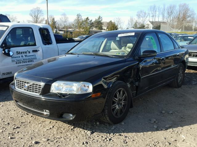 YV1TS592151406292 - 2005 VOLVO S80 2.5T BLACK photo 2