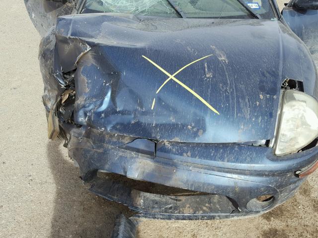 4A3AE75H84E136945 - 2004 MITSUBISHI ECLIPSE SP BLUE photo 7