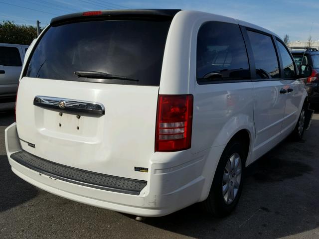 2A8HR44H18R663961 - 2008 CHRYSLER TOWN & COU WHITE photo 4