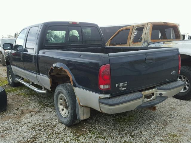 1FTNW21L72EC46056 - 2002 FORD F250 SUPER BLACK photo 3