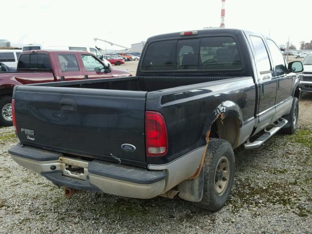 1FTNW21L72EC46056 - 2002 FORD F250 SUPER BLACK photo 4