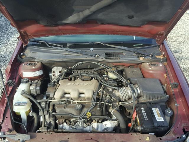 1G1NE52JX3M577747 - 2003 CHEVROLET MALIBU LS ბურგუნდია ფოტო 7